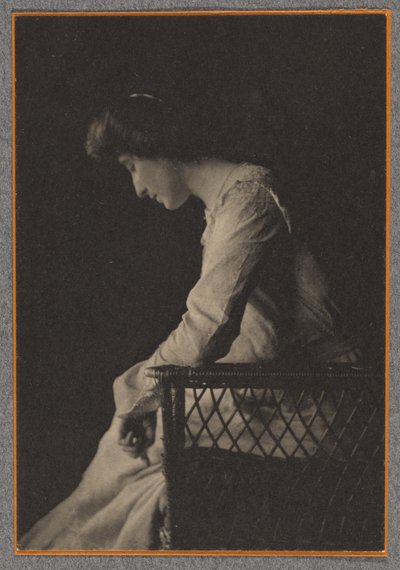 [Portret Mercedes de Cordoba] autorstwa Joseph Turner Keiley