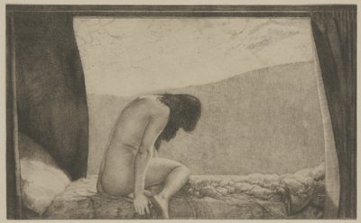 Opuszczony, c.1913 (grawerowanie) autorstwa Joseph Uhl