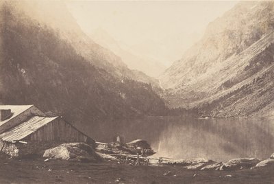 Jezioro Gaube, Cauterets, 1853. autorstwa Joseph Vigier