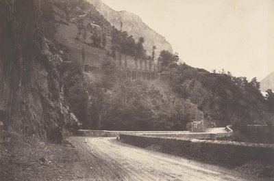 Droga z Pierrefitte do Luz St Sauveur, 1853. autorstwa Joseph Vigier