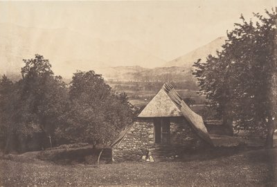Dolina Argelès w pobliżu farmy Despourreins. St-Sauveur, 1853. autorstwa Joseph Vigier