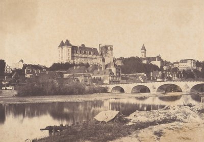 Widok na zamek w Pau, 1853. autorstwa Joseph Vigier
