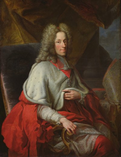 Portret kardynała Josepha Clementa de Baviere, elektora Kolonii autorstwa Joseph Vivien