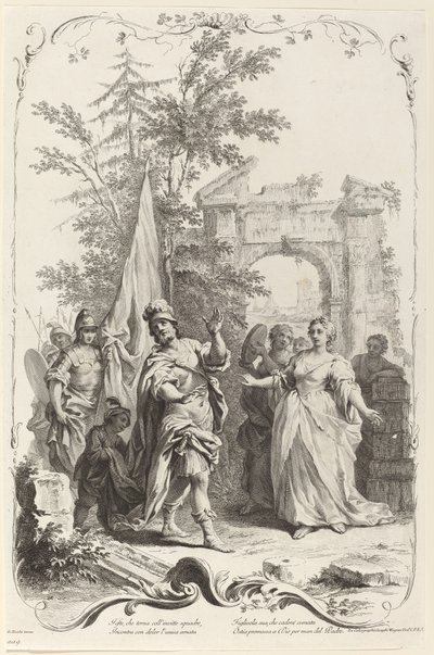 Jefte i jego córka autorstwa Joseph Wagner