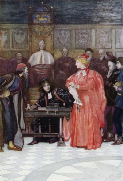 Kupiec wenecki autorstwa Joseph Walter West