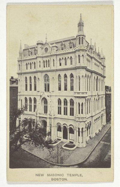 Nowa Świątynia Masońska, Boston autorstwa Joseph Ward