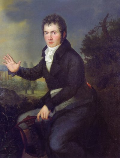 Portret Ludwiga van Beethovena autorstwa Joseph Willibrord Mahler