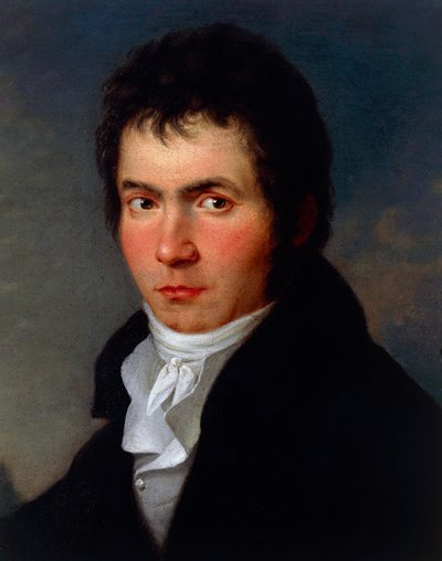 Portret Ludwiga van Beethovena (Bonn autorstwa Joseph Willibrord Mahler