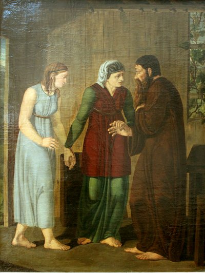 Zuführung der Hagar Hagar zostaje konkubiną Abrahama autorstwa Joseph Wintergerst