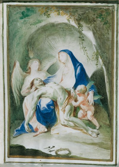 Maryja z ciałem Chrystusa autorstwa Joseph Winterhalder d. J.