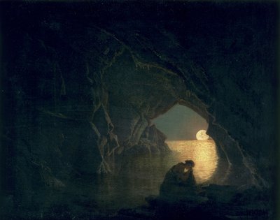 Grota z postacią Julii, 1780 autorstwa Joseph Wright of Derby