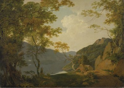 Scena nad jeziorem autorstwa Joseph Wright of Derby