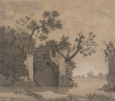 Krajobraz z ruinami autorstwa Joseph Wright of Derby