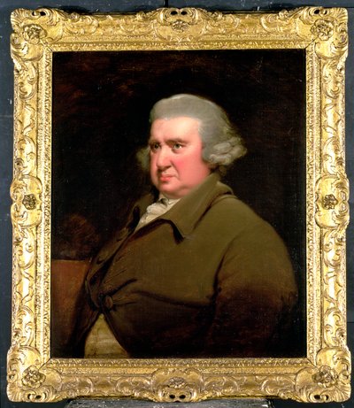 Portret doktora Erazma Darwina (1731-1802), naukowca, wynalazcy i poety, dziadka Karola Darwina, 1792-93 (zob. także 5516) autorstwa Joseph Wright of Derby
