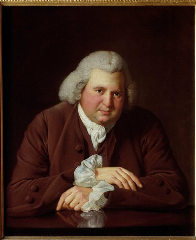 Portret Erazma Darwina autorstwa Joseph Wright of Derby