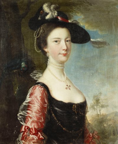 Portret swojej żony, Anny autorstwa Joseph Wright of Derby