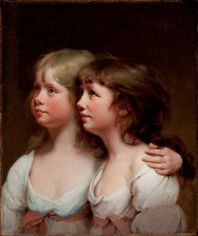 Portret Sary i Anny Haden autorstwa Joseph Wright of Derby