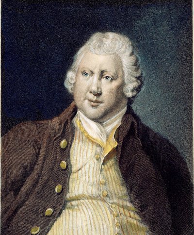 Portret Sir Richarda Arkwrighta 17321792, c. 1790 autorstwa Joseph Wright of Derby