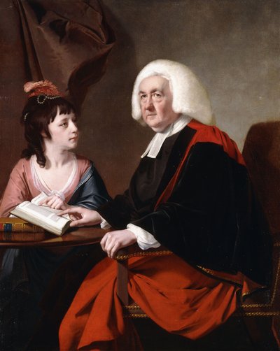 Portret ks. Thomasa Wilsona D.D. i jego adoptowaną córkę, pannę Catherine Mcauley, autorstwa Joseph Wright of Derby