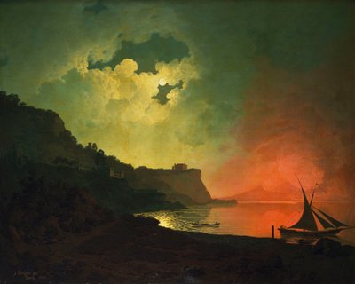 Wezuwiusz z Posilipo autorstwa Joseph Wright of Derby
