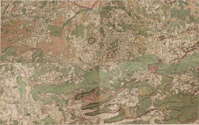 Mapa Aerschot - Aarschot autorstwa Joseph de Ferraris