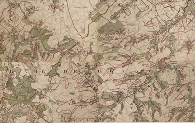 Mapa Wąsosz autorstwa Joseph de Ferraris