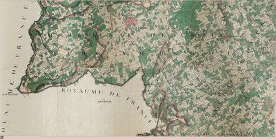 Mapa Poperinghe - Poperinge autorstwa Joseph de Ferraris