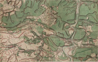 Mapa St. Gerard - Saint-Gérard autorstwa Joseph de Ferraris