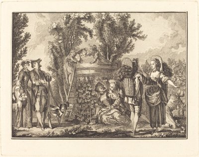 Jesień autorstwa Joseph de Longueil after Charles Eisen