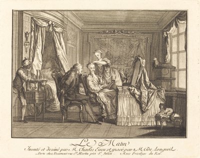 Poranek autorstwa Joseph de Longueil after Charles Eisen