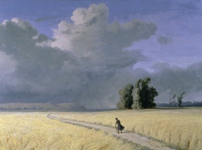 Pole kukurydzy w pobliżu Calais autorstwa Josephine Bowes
