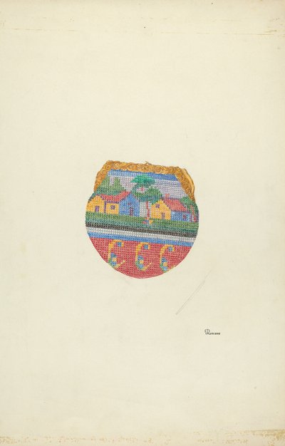 Torebka z paciorkami, ok. 1937. autorstwa Josephine C. Romano