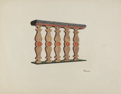 Szyna chórowa, 1938. autorstwa Josephine C. Romano