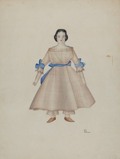 Lalka - Maryja, ok. 1939. autorstwa Josephine C. Romano