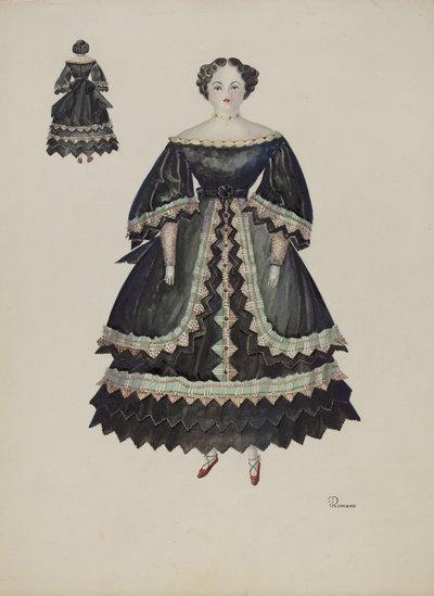 Lalka - Minerwa Pratt, ok. 1900 r. 1937. autorstwa Josephine C. Romano