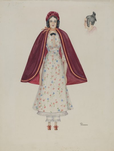 Lalka - Oszczędzanie Narcyzy, ok. 1900 r. 1937. autorstwa Josephine C. Romano