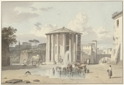 Świątynia Westy w Rzymie autorstwa Josephus Augustus Knip