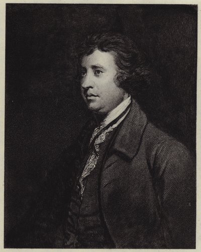 Edmund Burke (lito) autorstwa Joshua (after) Reynolds