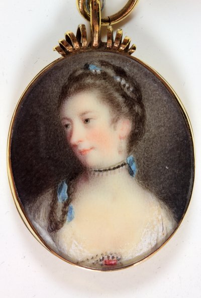 Lady Anne Campbell, hrabina Strafford (emalia) autorstwa Joshua (after) Reynolds