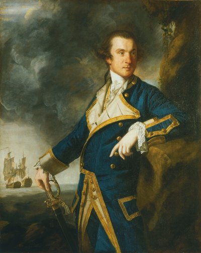 Admirał Alexander Hood autorstwa Joshua Reynolds