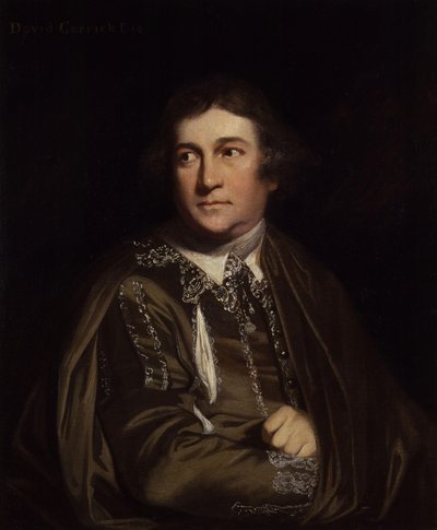 David Garrick jako Kitely w filmie "Każdy mężczyzna w swoim humorze autorstwa Joshua Reynolds