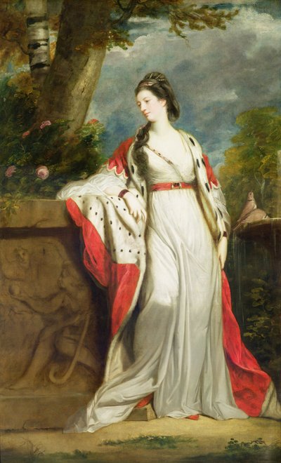 Elizabeth Gunning, księżna Hamilton i księżna Argyll, c.1760 (olej na płótnie) autorstwa Joshua Reynolds