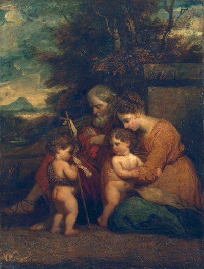 Święta Rodzina autorstwa Joshua Reynolds