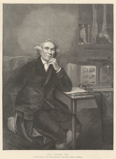 John Hunter, FRS autorstwa Joshua Reynolds