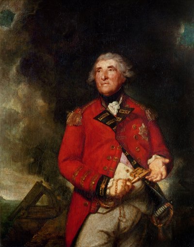 Lord Heathfield (1717-90) gubernator Gibraltaru podczas oblężenia 1779-83, 1787 autorstwa Joshua Reynolds