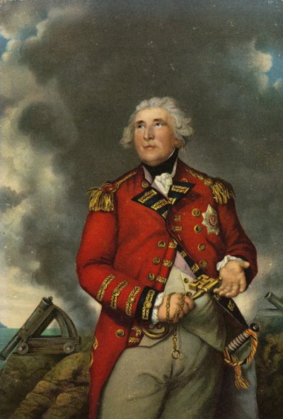 Lord Heathfield z kluczem do twierdzy Gibraltar w ręku autorstwa Joshua Reynolds