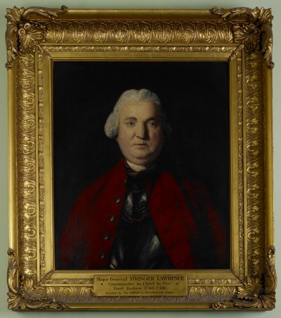 Generał dywizji Stringer Lawrence (1697-1775), głównodowodzący w Indiach Wschodnich autorstwa Joshua Reynolds