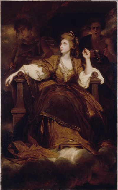 Pani Siddons jako muza tragiczna autorstwa Joshua Reynolds