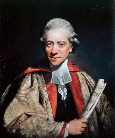 Portret Charlesa Burneya (1726-1814), kompozytora, organisty i historyka muzyki autorstwa Joshua Reynolds