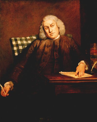 Samuel Johnson, angielski literat, 1756-1757 autorstwa Joshua Reynolds